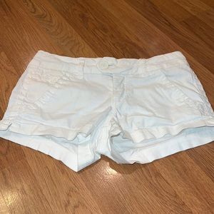 Used freestyle white shorts size 3